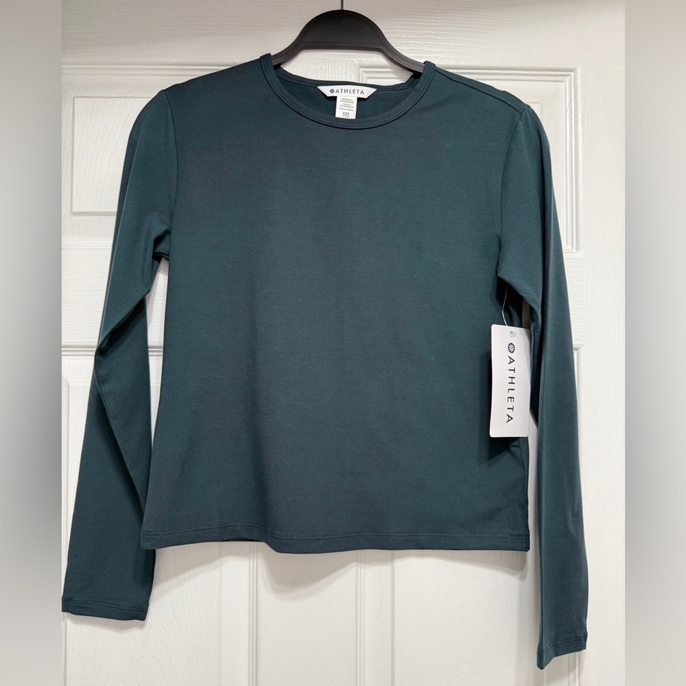 Teal Essential Long Sleeve Top